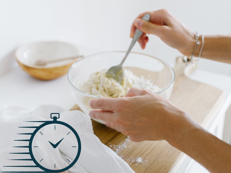 Women preparing breakfast