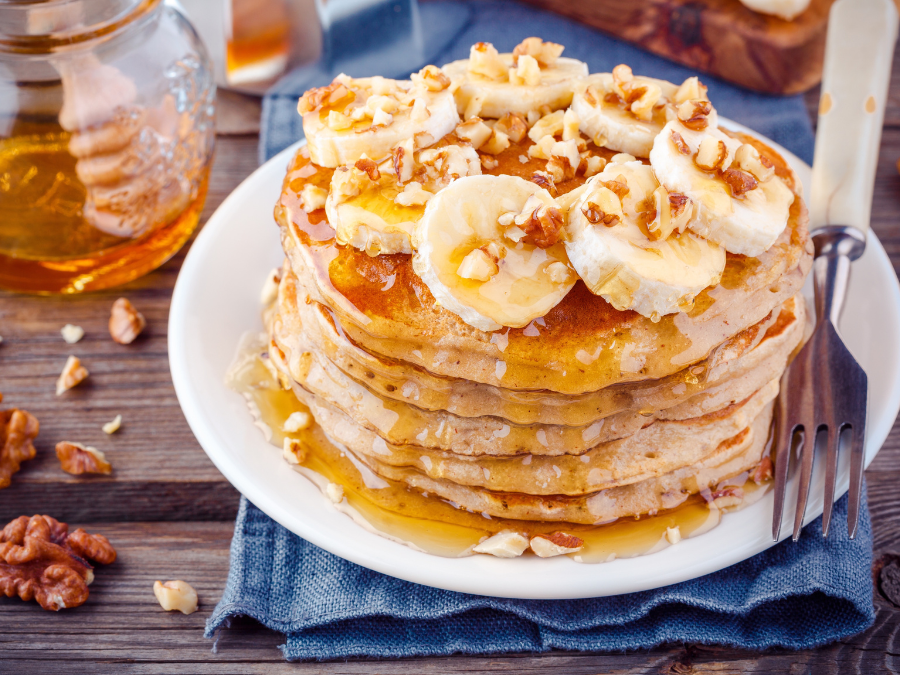 Banana and Oat Pancakes