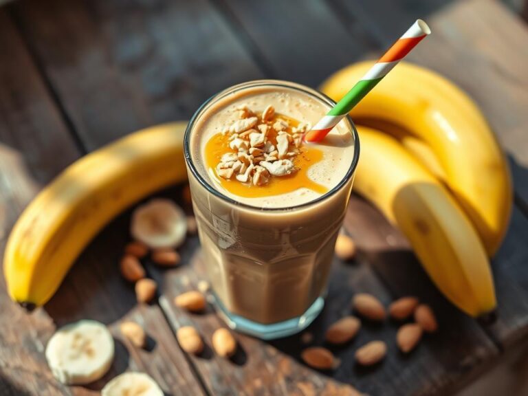 Creamy Peanut Butter Banana Smoothie