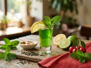 green tea shot
