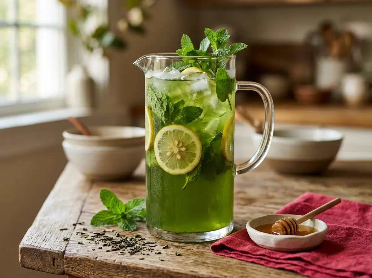 iced green tea