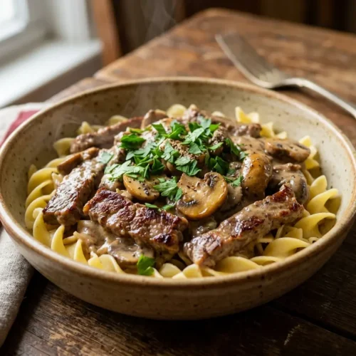 beef stroganoff