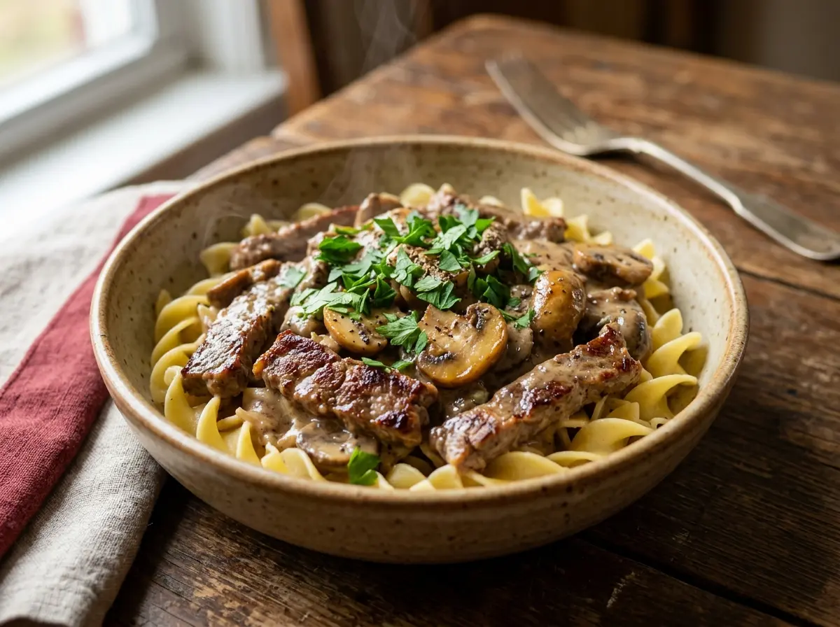 beef stroganoff
