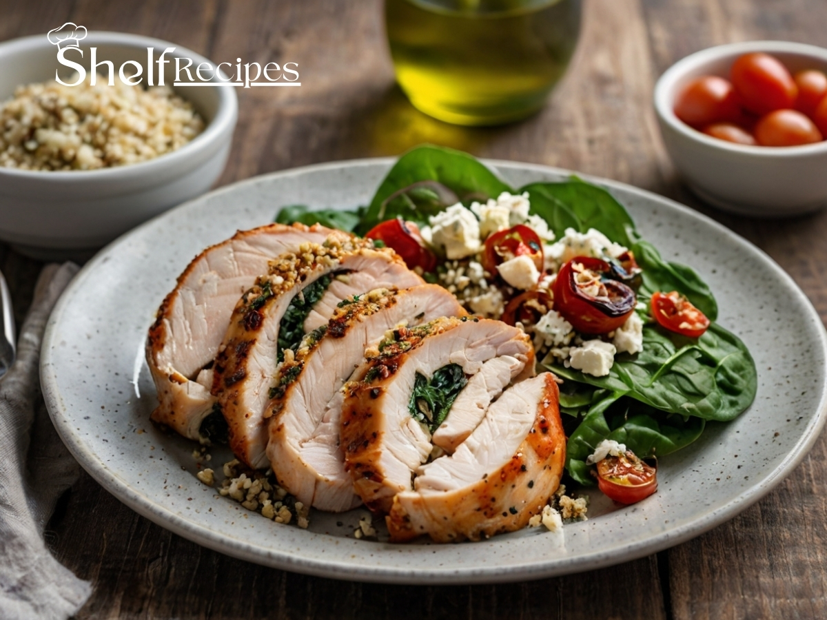 Mediterranean Stuffed Chicken Breast