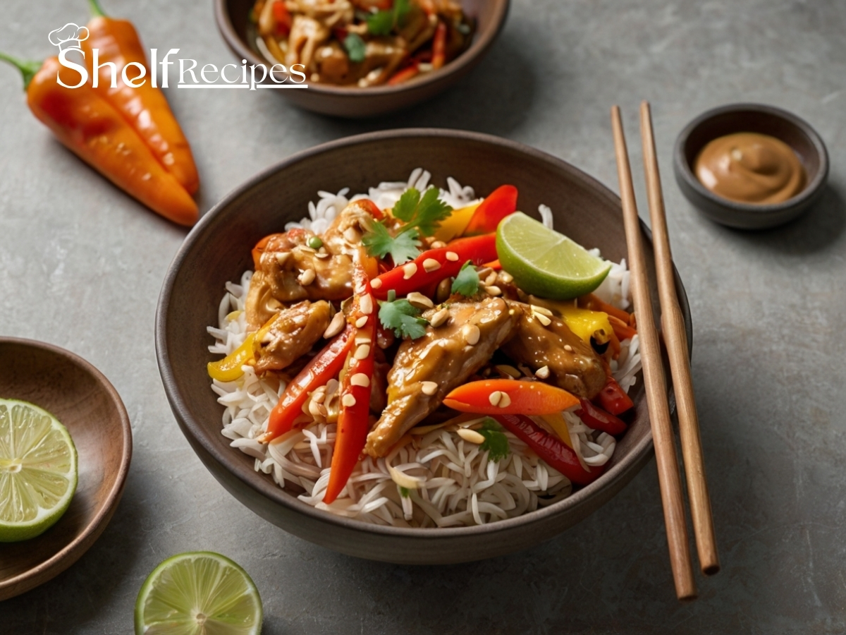 Thai Peanut Chicken Stir-Fry