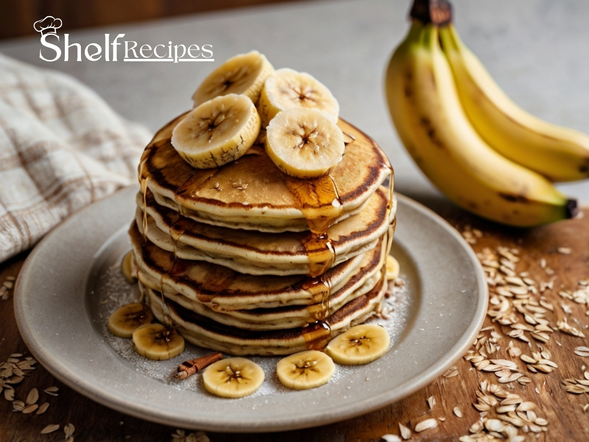 Banana and Oat Pancakes