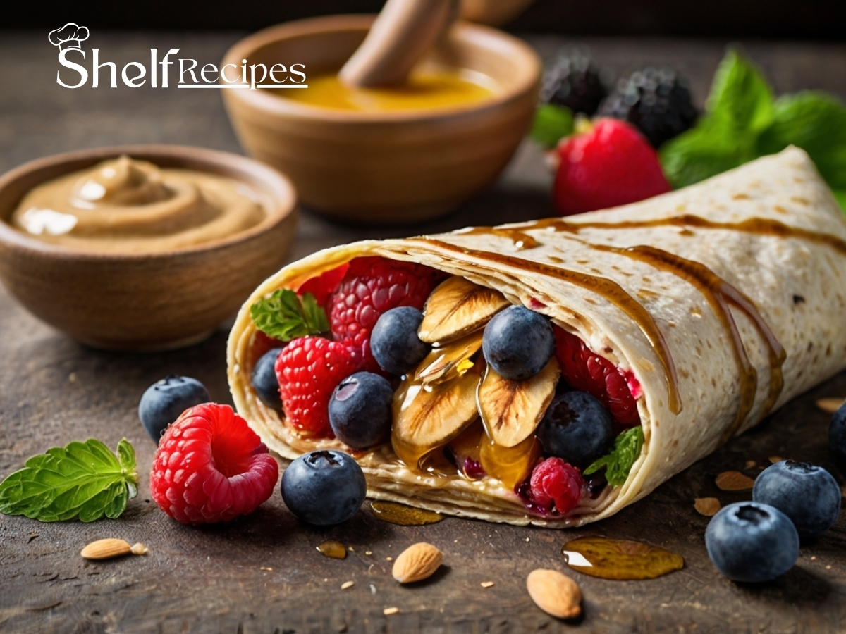 Berry and Nut Butter Wrap